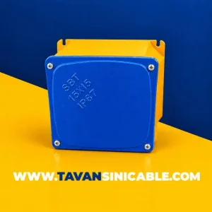 جعبه تقسیم ضد آب روکار ضد آب سایز - توان سینی کابل